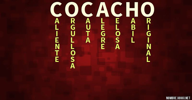 Acróstico cocacho