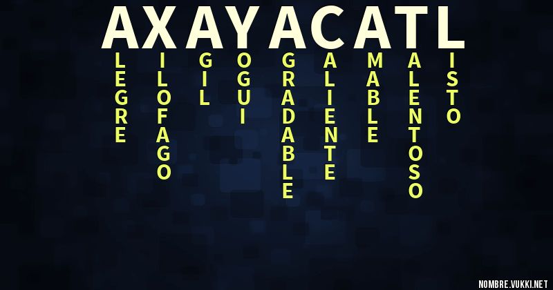 Acróstico axayacatl