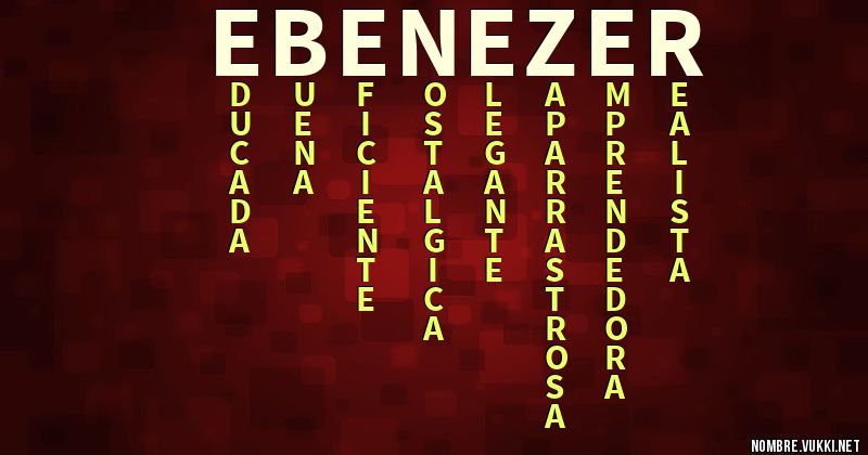 Acróstico ebenezer