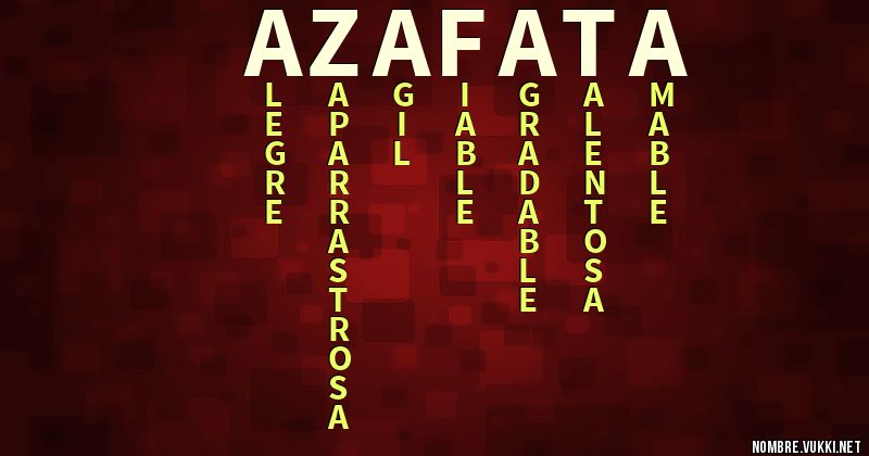 Acróstico azafata