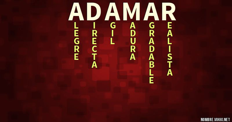 Acróstico adamar