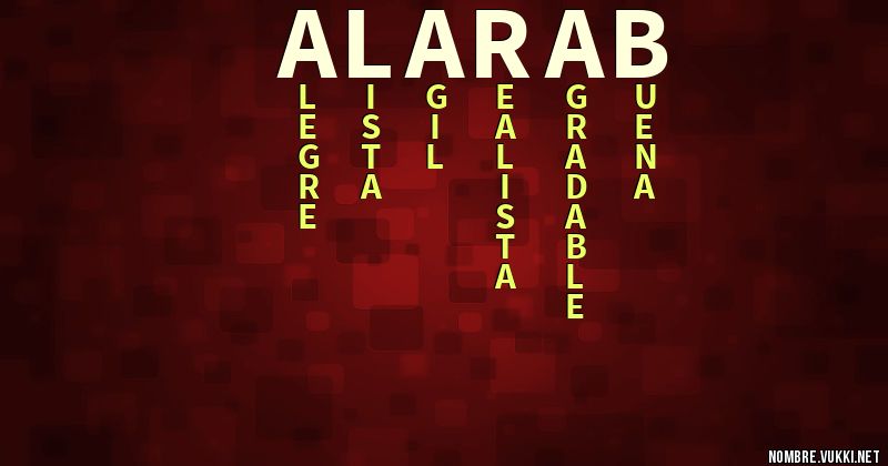 Qué significa alarab