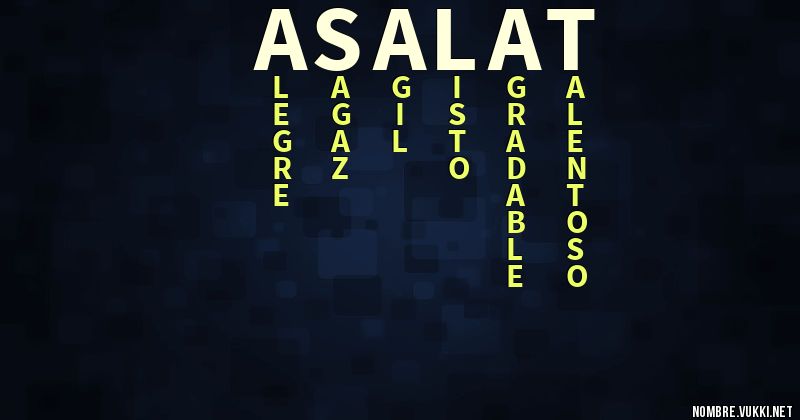 Acróstico asalat