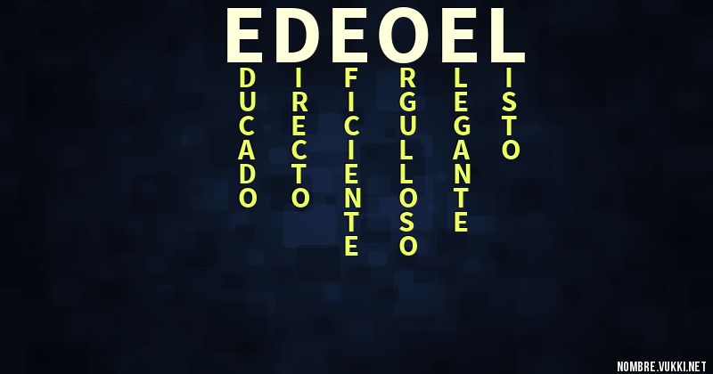 Acróstico edeoel