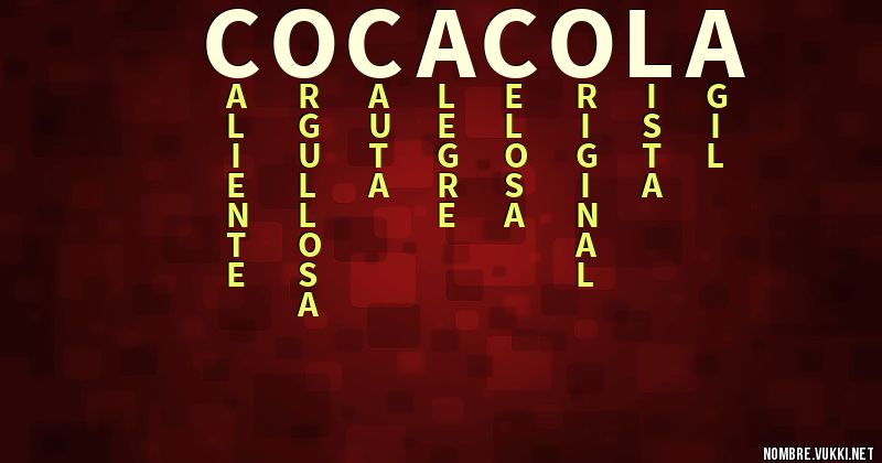 Acróstico coca-cola