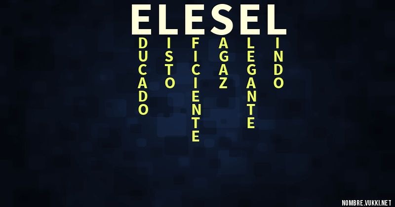 Acróstico elesel