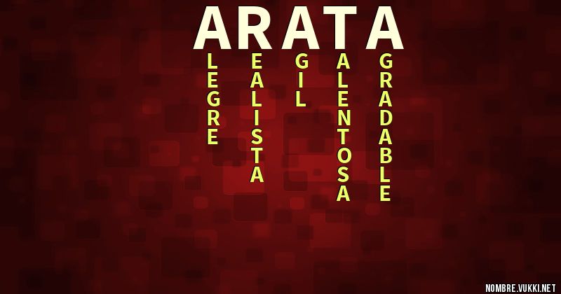 Acróstico arata
