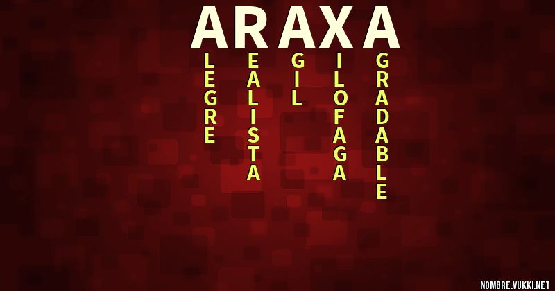 Acróstico araxa