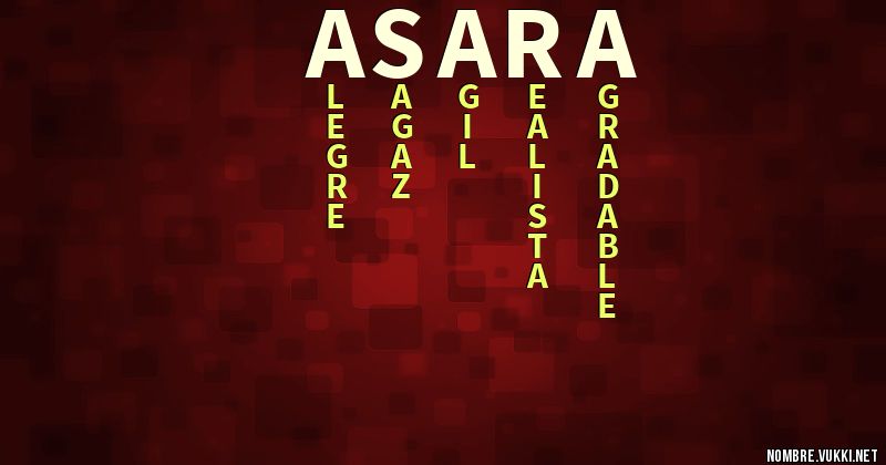 Acróstico asara