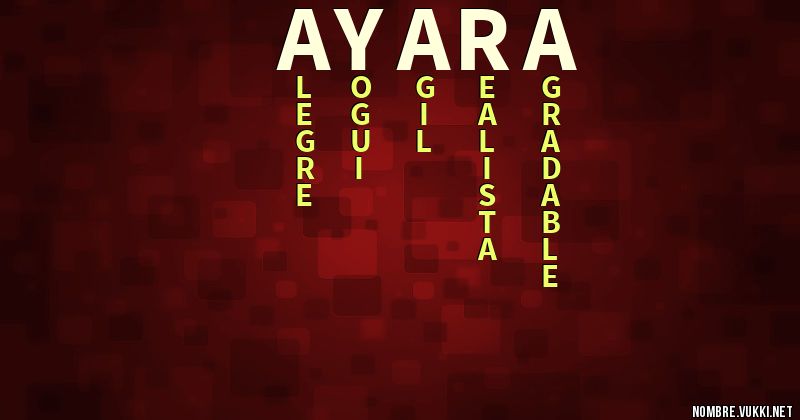Acróstico ayara