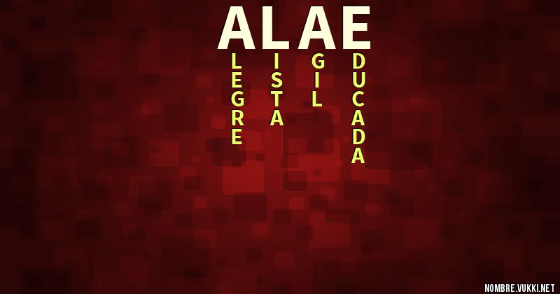 Acróstico alae