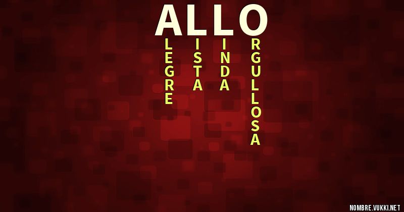Acróstico allo