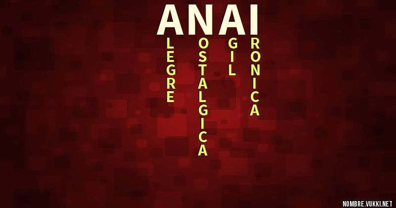 Acróstico anai