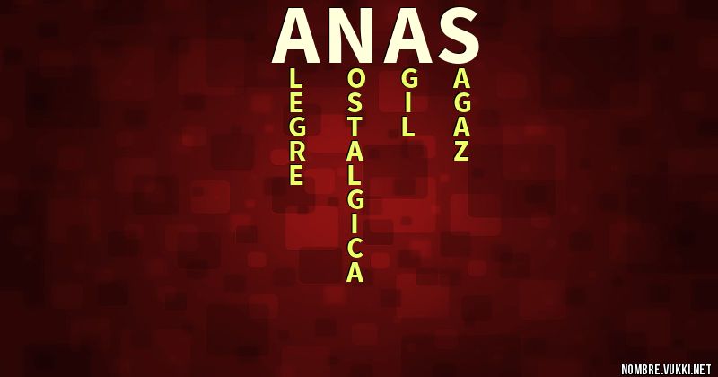 Acróstico anas