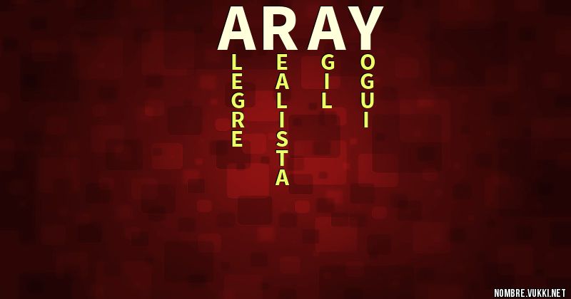 Acróstico aray