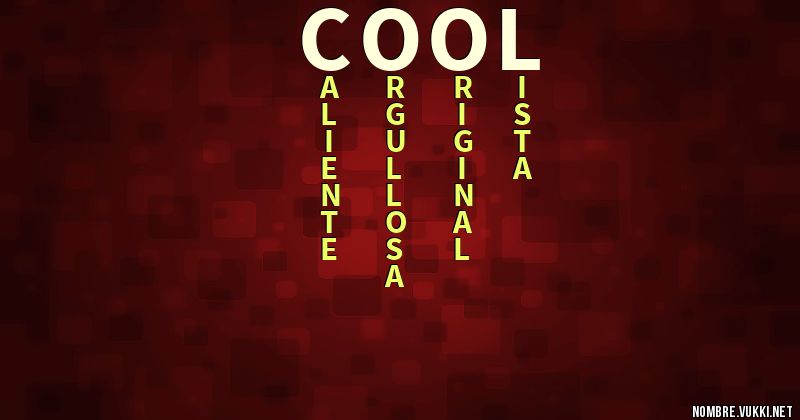 Que Significa Cool En Español nombre.vukki.net