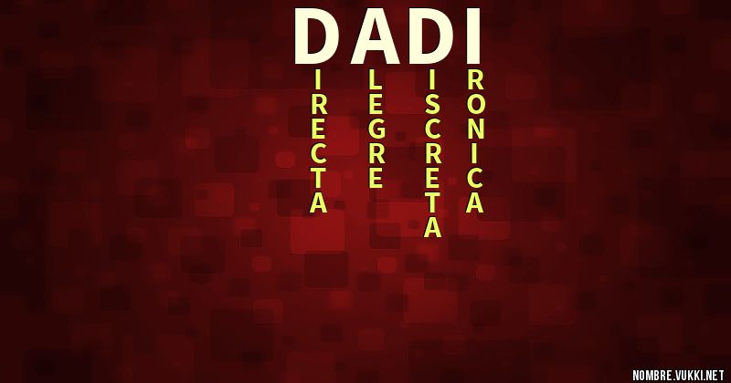 Acróstico dadi