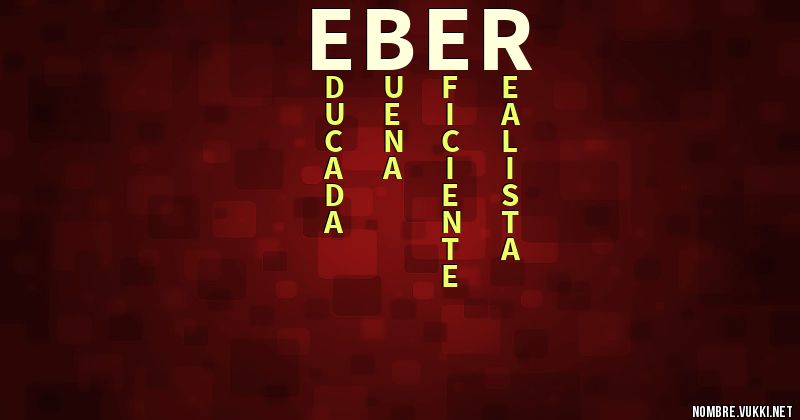 Acróstico eber