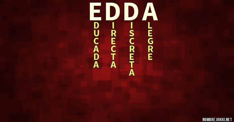 Acróstico edda