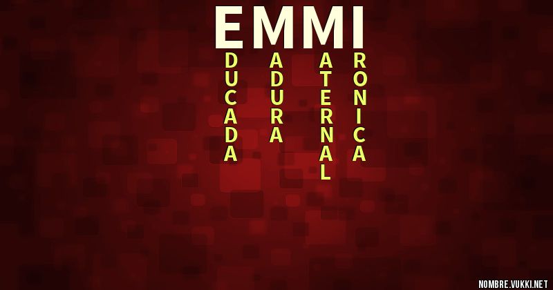 Acróstico emmi