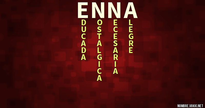 Acróstico enna