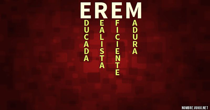 Acróstico erem