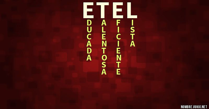Acróstico etel