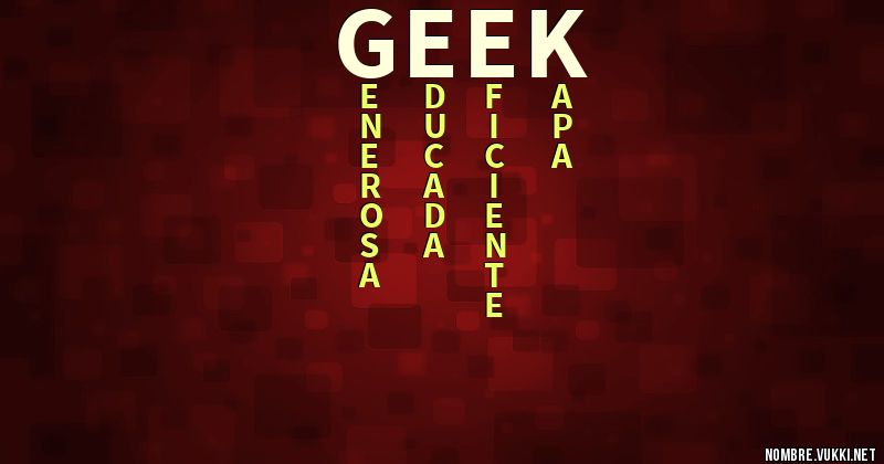 Acróstico geek