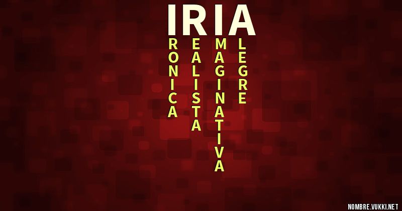 Acróstico irÍa
