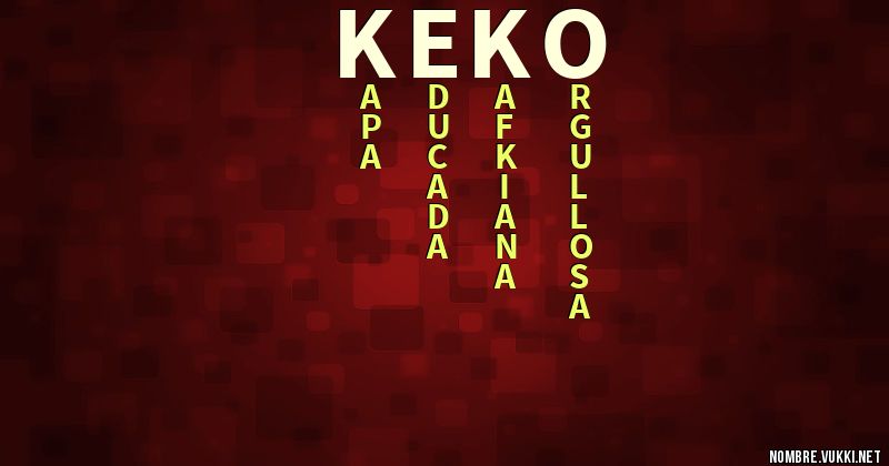 Acróstico keko