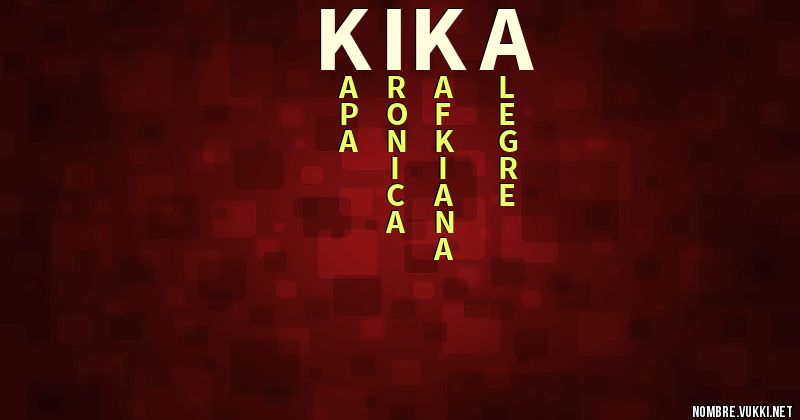 Acróstico kika
