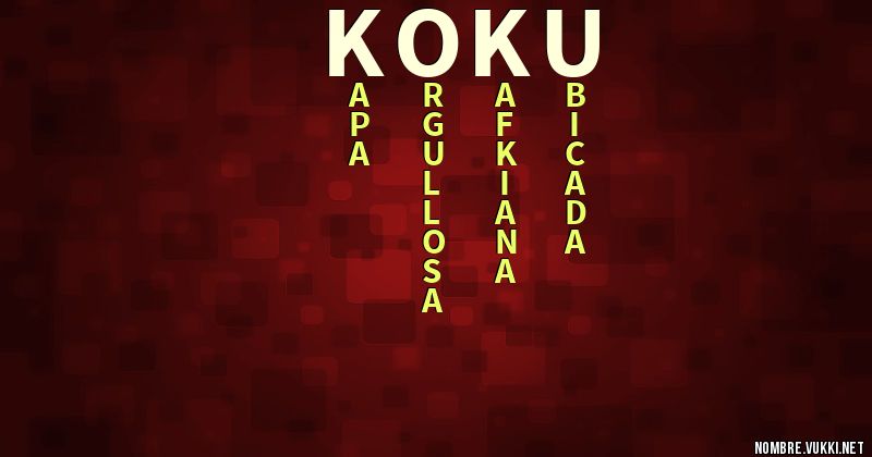 Acróstico koku