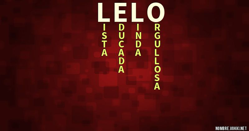 Acróstico lelo