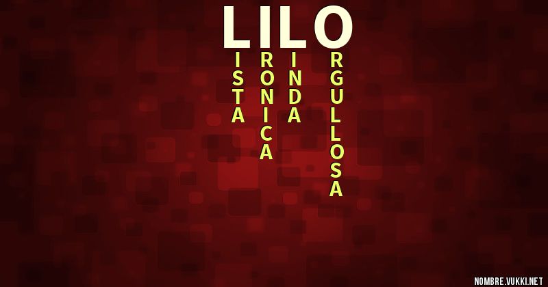 Acróstico lilo