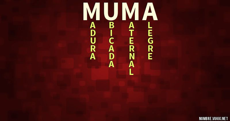 Acróstico muma