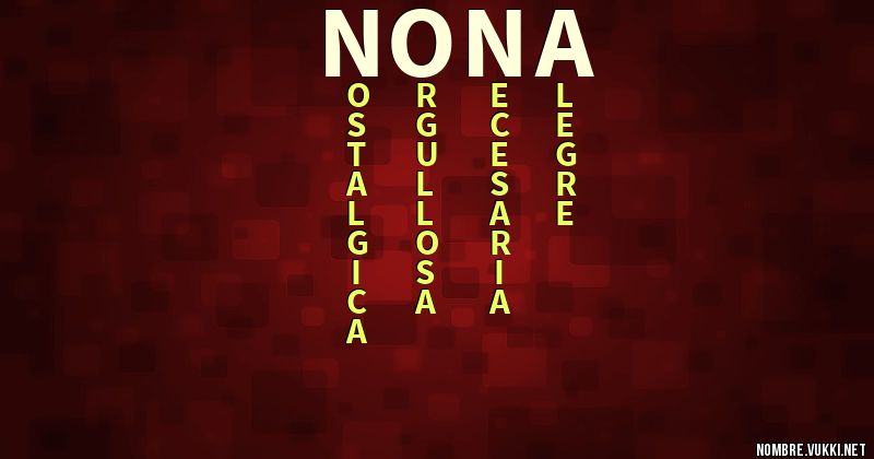 Acróstico nona