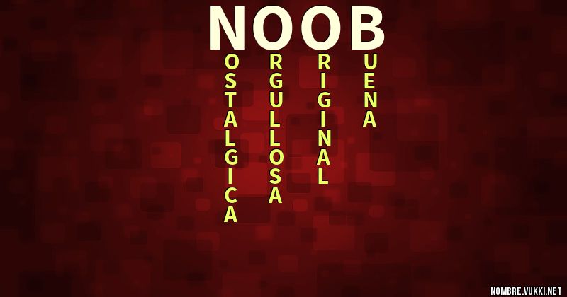 Acróstico noob