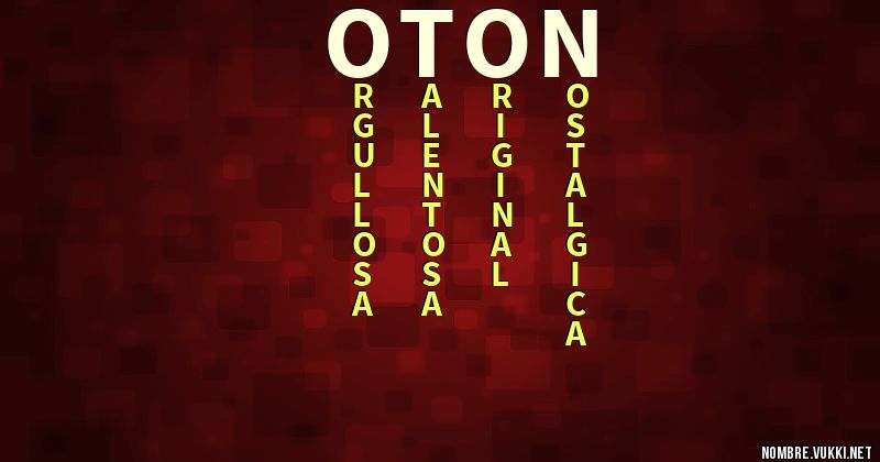 Acróstico oton