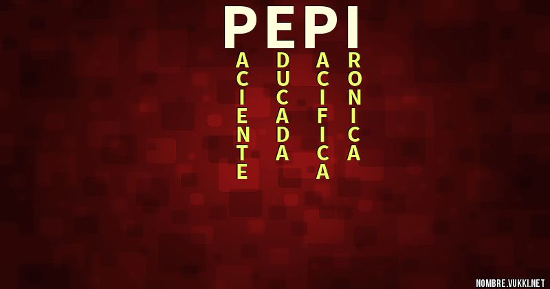 Acróstico pepi