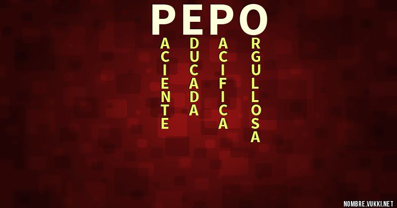 Acróstico pepo