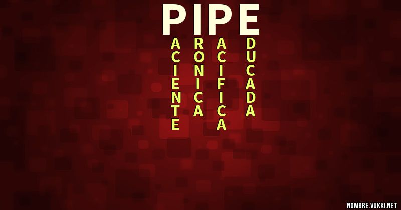 Acróstico pipe