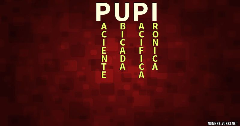 Acróstico pupi