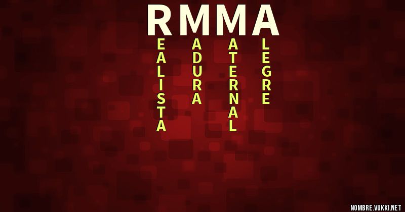 Acróstico rmma