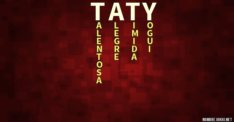 Acróstico taty