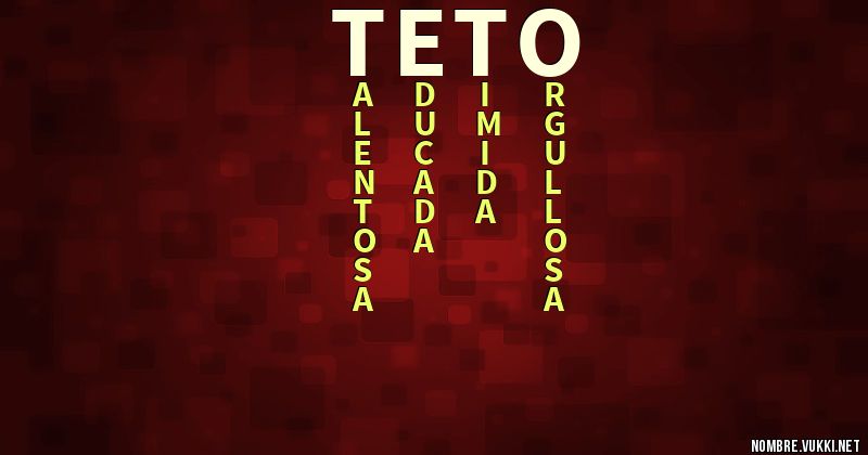 Acróstico teto