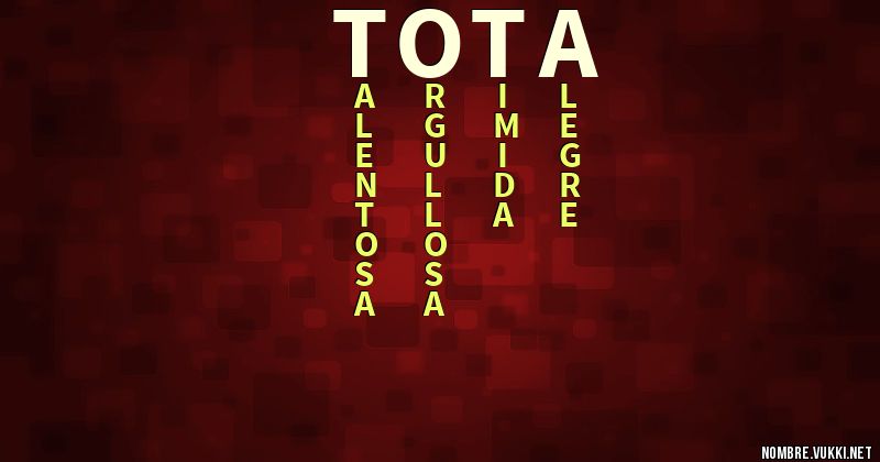 Acróstico tota