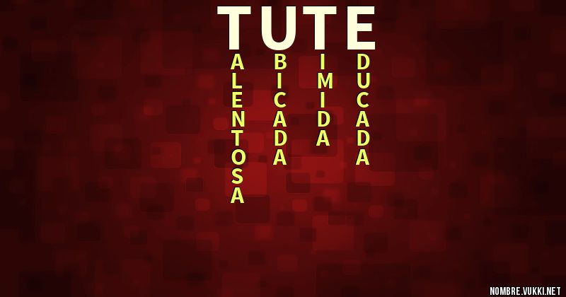 Acróstico tute