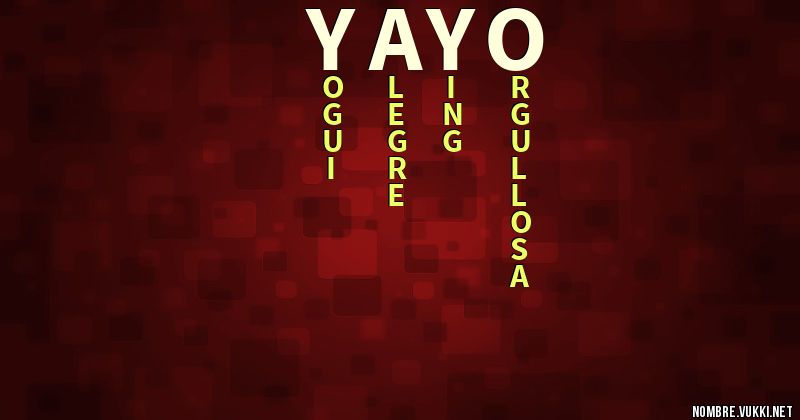 Acróstico yayo