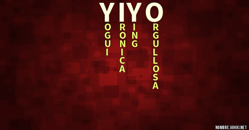 Acróstico yiyo
