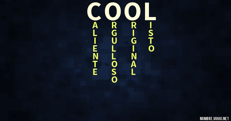 Acróstico 0 cool